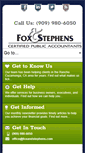 Mobile Screenshot of foxandstephens.com